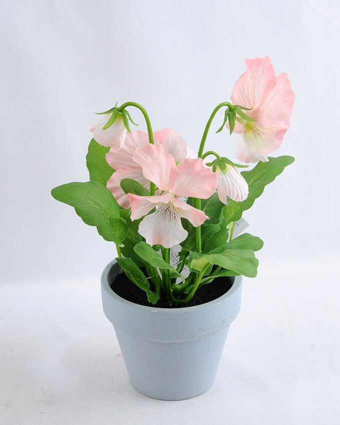 Artificial Flower 17*17*20cm Pansy in Paper pot GS-03319017-P1