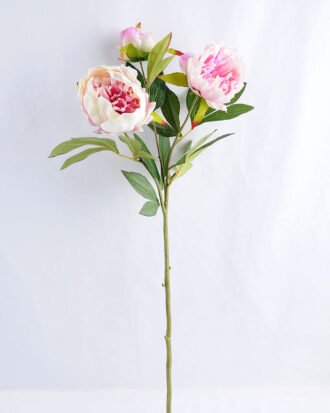 Artificial Flower 33*75cm Peony Spray*3 GS-14519018-Z1