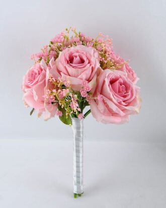 Artificial Flower 20*30CM ROSE BABYSBREATH BOUQUET*12 GS-53519004-P2