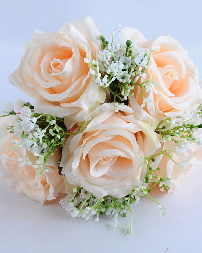 Artificial Flower 18*27CM ROSE BABYSBREATH BOUQUET*9 GS-53519003-C1
