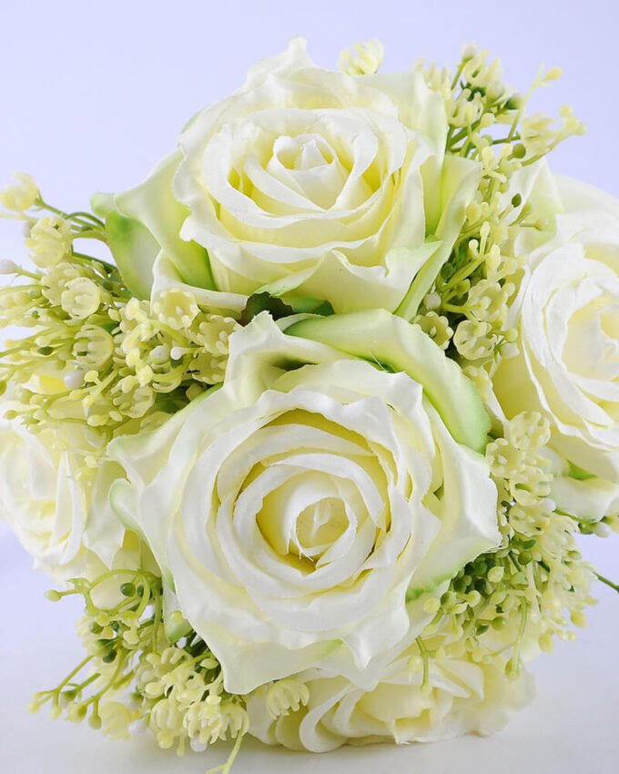 Artificial Flower 18*27CM ROSE BABYSBREATH BOUQUET*9 GS-53519003-G1