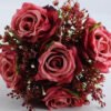 Artificial Flower 18*27CM ROSE BABYSBREATH BOUQUET*9 GS-53519003-R1
