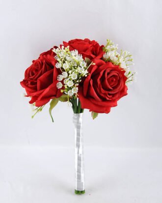 Artificial Flower 18*27CM ROSE BABYSBREATH BOUQUET*9 GS-53519003-R2