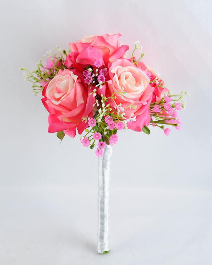 Artificial Flower 18*27CM ROSE BABYSBREATH BOUQUET*9 GS-53519003-R3