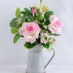 Artificial Flower 22*16*37cm Rose in Tin pot GS-03319112-P1