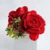 Artificial Flower 14*19*15cm Rose in ceramic pot GS-06919030+F-R1