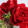 Artificial Flower 14*19*15cm Rose in ceramic pot GS-06919030+F-R1