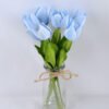 Artificial Flower 15*15*28CM TULIP*6 IN GLASS POT WITH FAKE WATER GS-52719003-B1 1 Artificial Flower 15*15*28CM TULIP*6 IN GLASS POT WITH FAKE WATER GS-52719003-B1