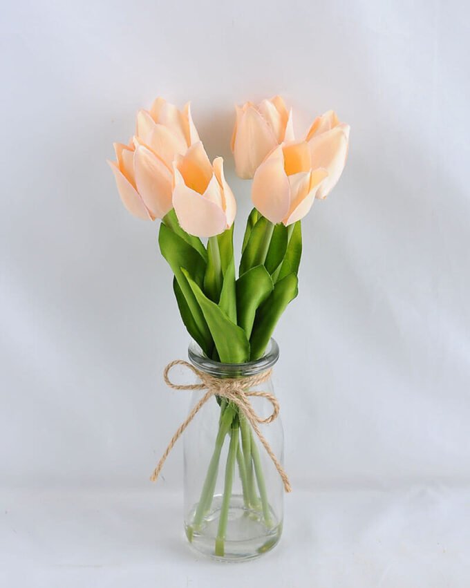 Artificial Flower 15*15*28CM TULIP*6 IN GLASS POT WITH FAKE WATER GS-52719003-B1 2 Artificial Flower 15*15*28CM TULIP*6 IN GLASS POT WITH FAKE WATER GS-52719003-B1