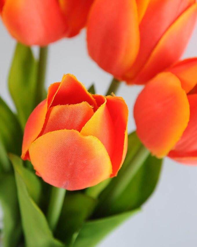 Artificial Flower 15*15*28CM TULIP*6 IN GLASS POT WITH FAKE WATER GS-52719003-O1