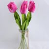 Artificial Flower 15*15*28CM TULIP*6 IN GLASS POT WITH FAKE WATER GS-52719003-Z1 1 Artificial Flower 15*15*28CM TULIP*6 IN GLASS POT WITH FAKE WATER GS-52719003-Z1