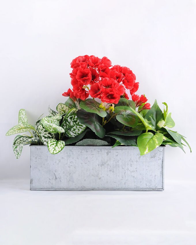 Artificial Flower 39*20*30cm begonia in Tin pot GS-03319053-R1 2 Artificial Flower 39*20*30cm begonia in Tin pot GS-03319053-R1