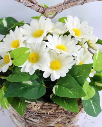 Artificial Flower 17*16*21cm  cm Leaf in Basket GS-03319070