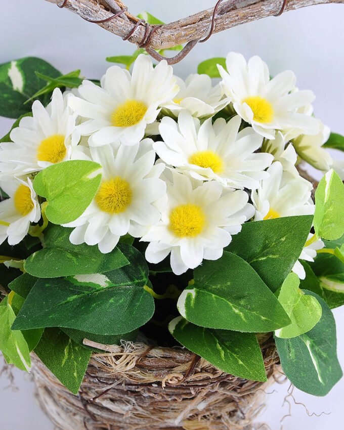 Artificial Flower 17*16*21cm  cm Leaf in Basket GS-03319070