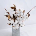 Artificial Flower 20*17*33cm cotton in Tin pot GS-03319203