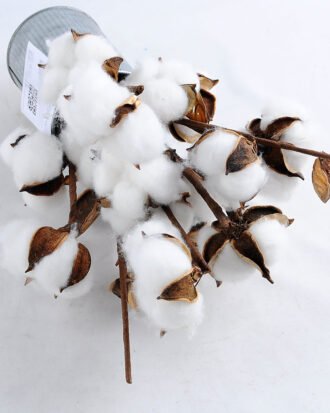 Artificial Flower 20*17*33cm cotton in Tin pot GS-03319203