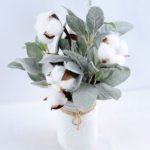 Artificial Flower 20*18*29cm cotton leaf in  Glass GS-03319202