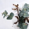 Artificial Flower 20*17*39cm eucalyptus cotton in Tin pot GS-03319209