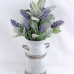 Artificial Flower 25*21*37cm grass lavender in  Tin pot GS-03319045