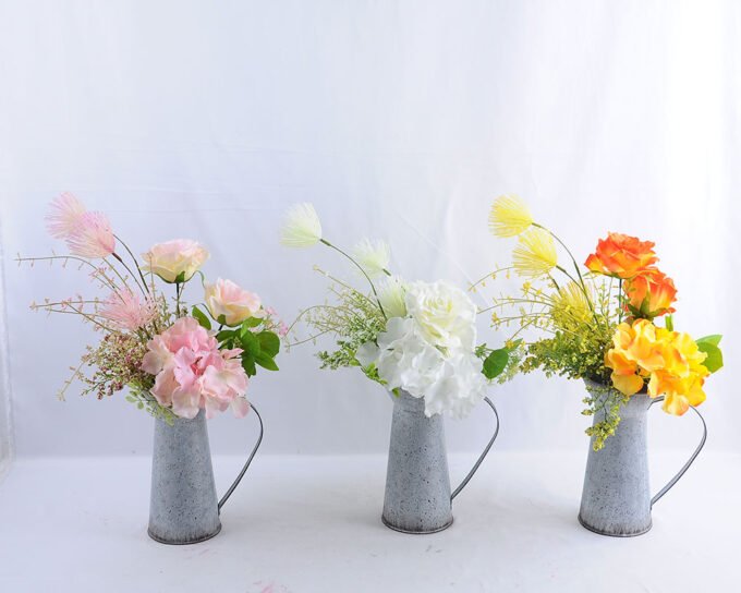 Artificial Flower 32*18*46cm hydrangea rose in Tin pot GS-03319208-O1 2 Artificial Flower 32*18*46cm hydrangea rose in Tin pot GS-03319208-O1