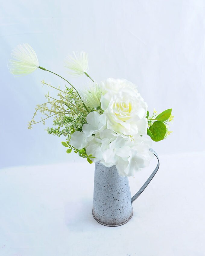 Artificial Flower 32*18*46cm hydrangea rose in Tin pot GS-03319208-O1 4 Artificial Flower 32*18*46cm hydrangea rose in Tin pot GS-03319208-O1