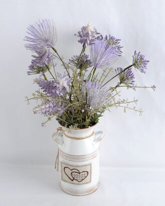 Artificial Flower 18*18*36cm lavender in Tin pot GS-03319050-Z1