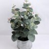 Artificial Flower 28*20*35cm leaf Tin pot GS-03319093