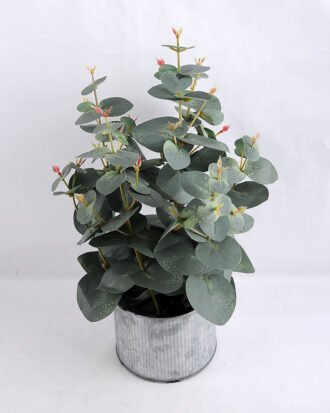 Artificial Flower 28*20*35cm leaf Tin pot GS-03319093