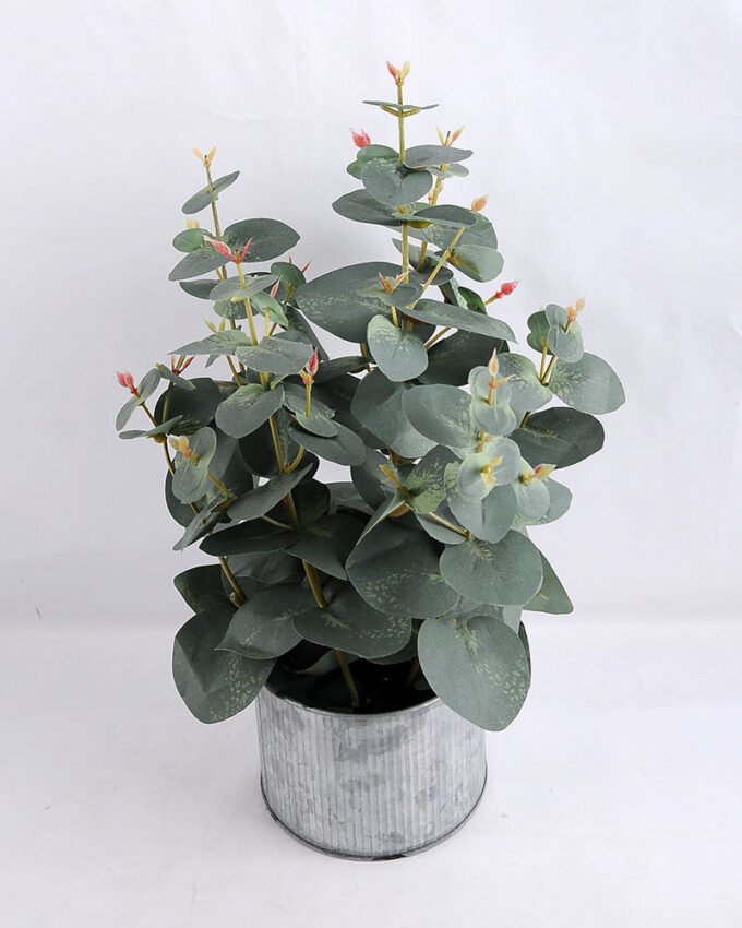 Artificial Flower 28*20*35cm leaf Tin pot GS-03319093