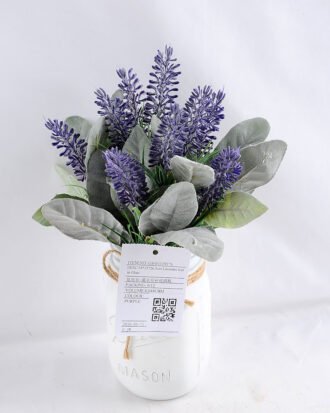 Artificial Flower 12*12*13cm leaf in Tin pot GS-03319076