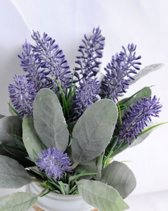 Artificial Flower 12*12*13cm leaf in Tin pot GS-03319076