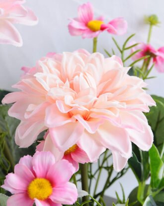 Artificial Flower 30*30*49CM flower & leaves in pot GS-52719022-P1 Potted Flowers&Plants YeahFlower is one of Chinese leading OEM manufacturers and exporters , supplying the silk flowers, wholesale artificial trees Artificial Flower 30*30*49CM flower & leaves in pot GS-52719022-P1