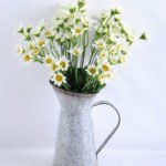 Artificial Flower 26*23*33cm mum in  Tin pot GS-03319104-W1