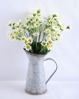 Artificial Flower 26*23*33cm mum in  Tin pot GS-03319104-W1