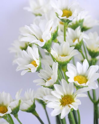 Artificial Flower 26*23*33cm mum in  Tin pot GS-03319104-W1