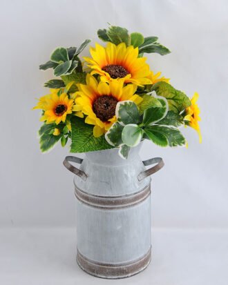 Artificial Flower 20*20*33cm mum in Tin pot GS-03319114
