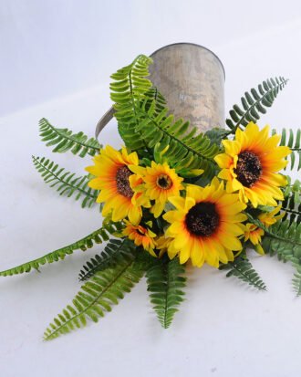 Artificial Flower 33*33*29.5cm mum in Tin pot GS-03319220