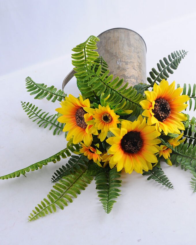 Artificial Flower 33*33*29 Artificial Flower 33*33*29.5cm mum in Tin pot GS-03319220