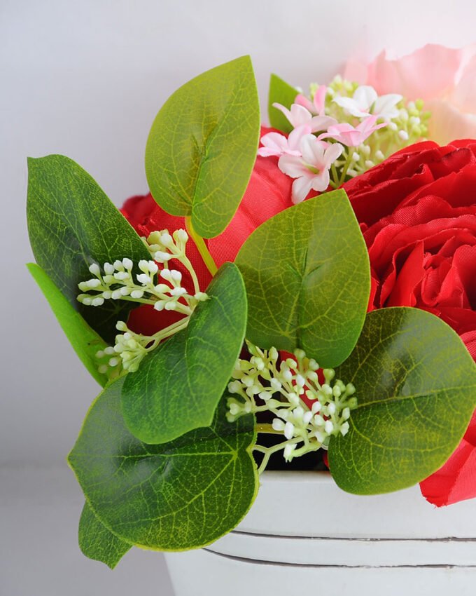 Artificial Flower 20*16*16cm peony hydrangea in Tin pot GS-03319224-P1