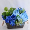Artificial Flower 25*21*19.5cm peony hydrangea in Wooden pot GS-03319207-R1