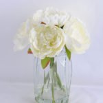 Artificial Flower 22*22*28CM  peony in glass pot with fake water GS-52719009