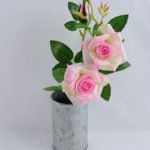 Artificial Flower 18*16*36cm rose in Tin pot GS-03319146-P1