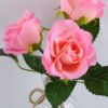 Artificial Flower 13*13*27CM rose*3 in glass pot with fake water GS-52719019-P1 2 Artificial Flower 13*13*27CM rose*3 in glass pot with fake water GS-52719019-P1