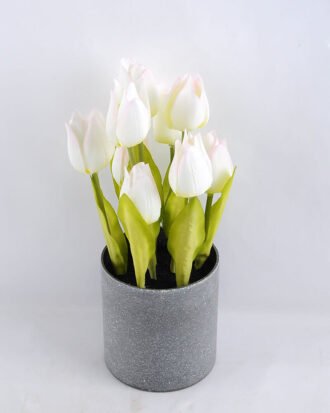 Artificial Flower 13*13*27CM rose*5 in pot GS-52719020-W1