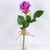 Artificial Flower 8*8*32CM single rose in glass pot with fake water GS-52719014-Z1
