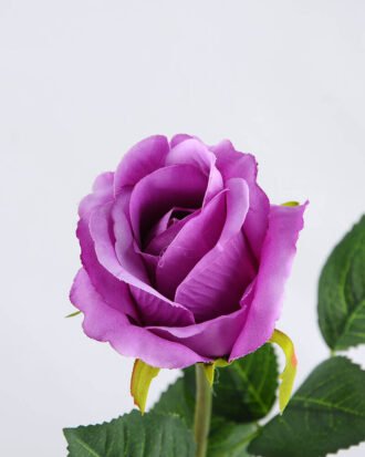 Artificial Flower 8*8*32CM single rose in glass pot with fake water GS-52719014-Z1