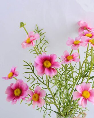Artificial Flower 24*24*39CM small Chrysanthemum in glass pot with fake water GS-52719005