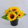Artificial Flower 23*18*16 Artificial Flower 23*18*16.5cm sunflower in Plastic pot GS-03319097