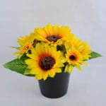Artificial Flower 23*18*16.5cm sunflower in Plastic pot GS-03319097