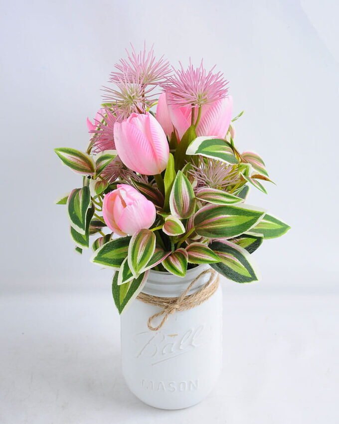 Artificial Flower 17*17*28.5cm tulip in Glass GS-03319177